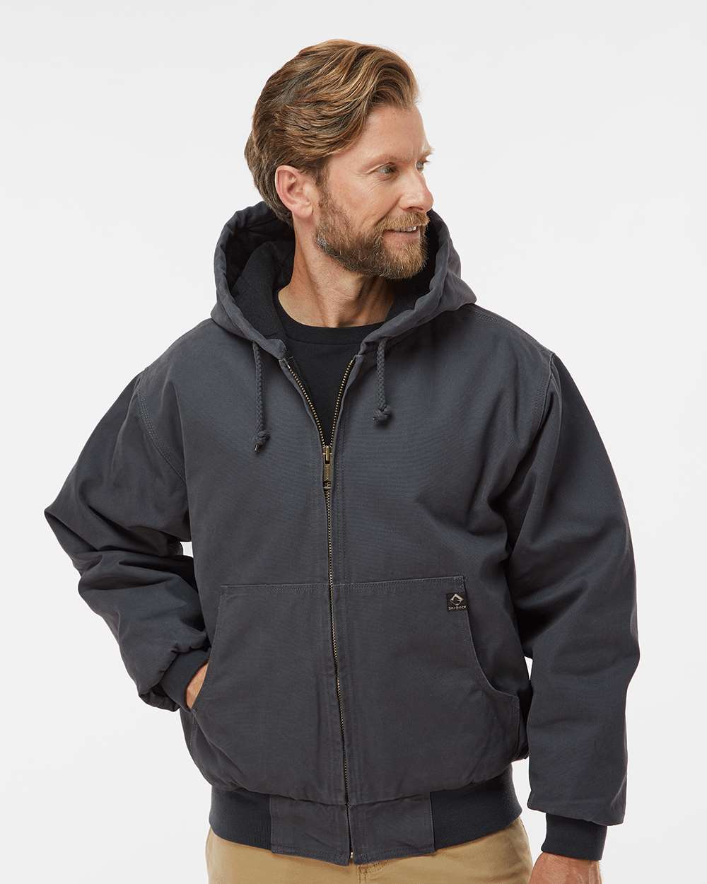 Dri Duck Cheyenne Boulder Cloth™ Hooded Jacket with Tricot Quilt Lining – Durable Outdoor & Workwear Jacket