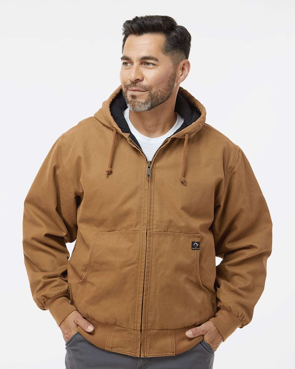 Dri Duck Cheyenne Boulder Cloth™ Hooded Jacket with Tricot Quilt Lining – Durable Outdoor & Workwear Jacket