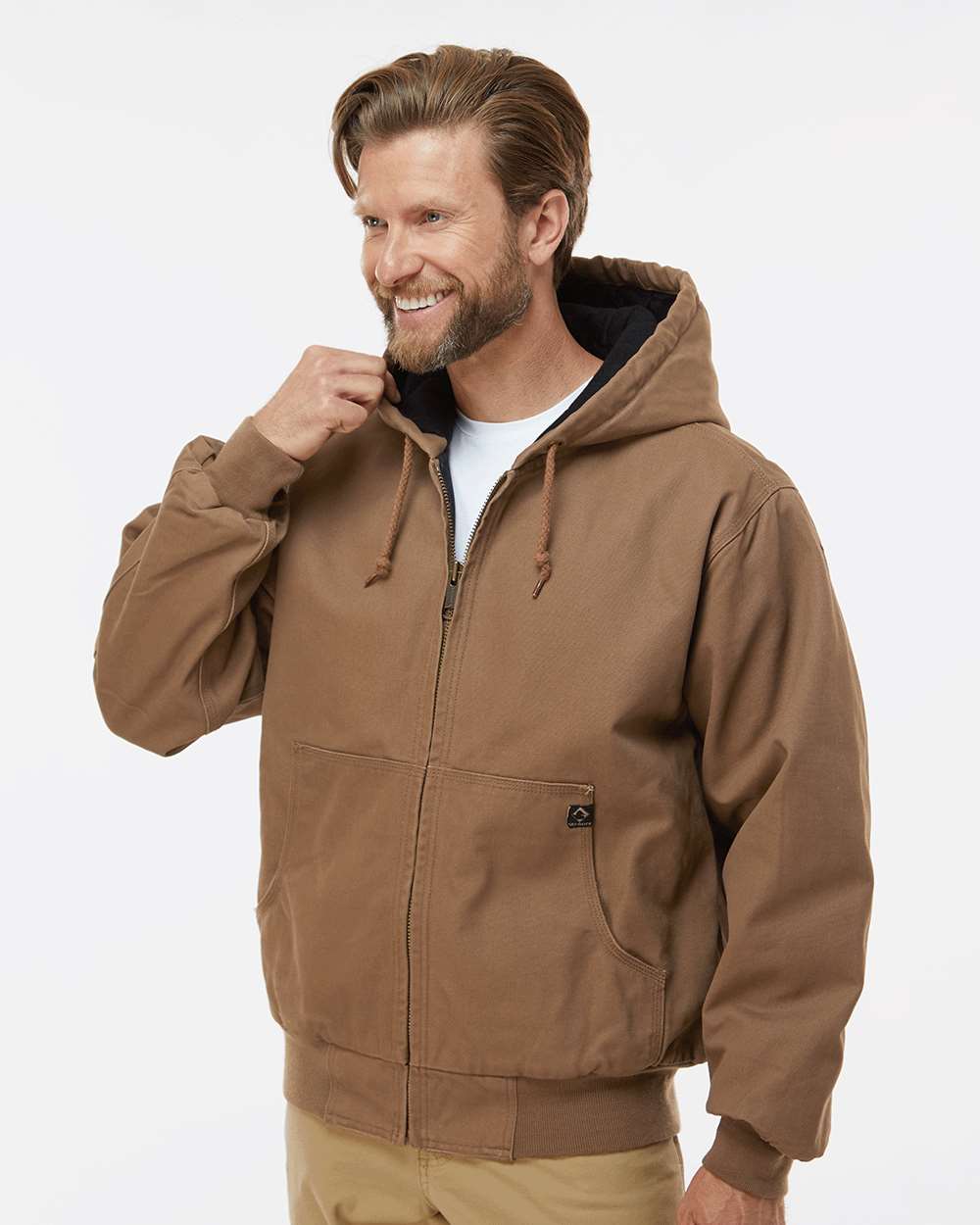 Dri Duck Cheyenne Boulder Cloth™ Hooded Jacket with Tricot Quilt Lining – Durable Outdoor & Workwear Jacket