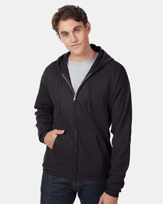 Hanes EcoSmart® Full-Zip Hooded Sweatshirt